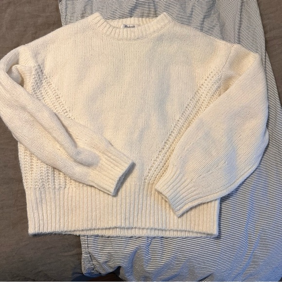 NWOT Madewell wool blend wedge sweater - Picture 4 of 6